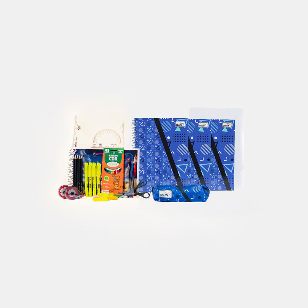 KIT VII. Ensino Médio - Caderno Criarty / Estojo Criarty