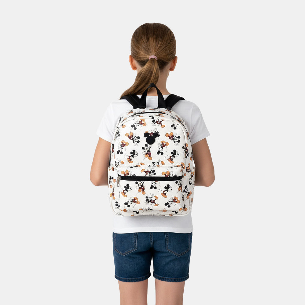 Mochila Juvenil Mickey Branca