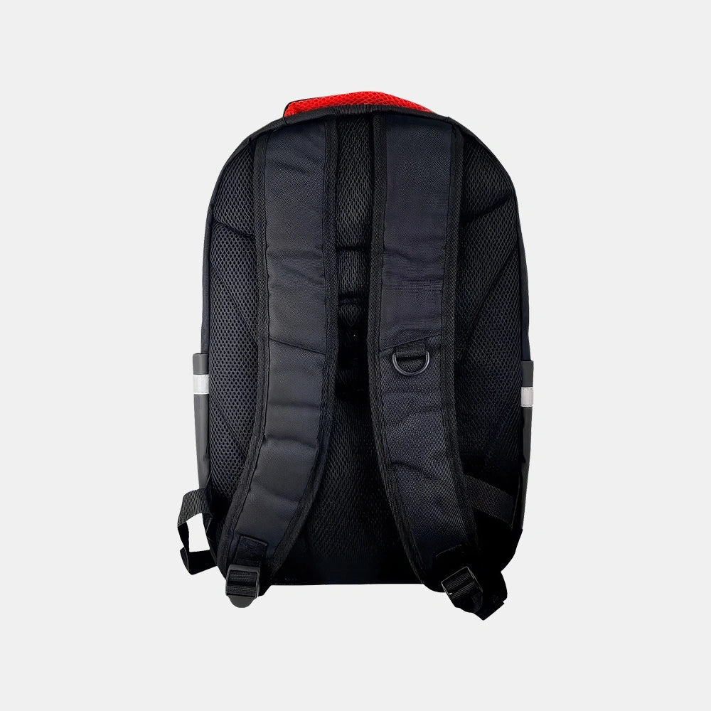 Mochila Infantil DragonBallZ Preta/Vermelha - costas