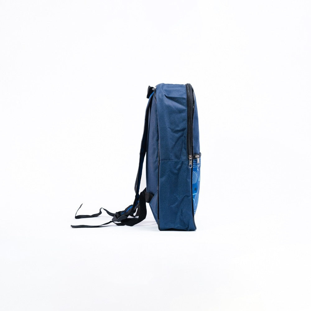 Mochila escolar Criarty - Azul Triângulo
