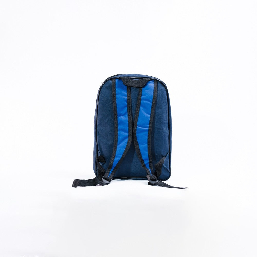 Mochila escolar Criarty - Azul Triângulo