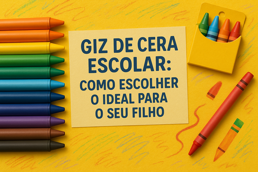 Giz de cera escolar: como escolher o ideal para o seu filho