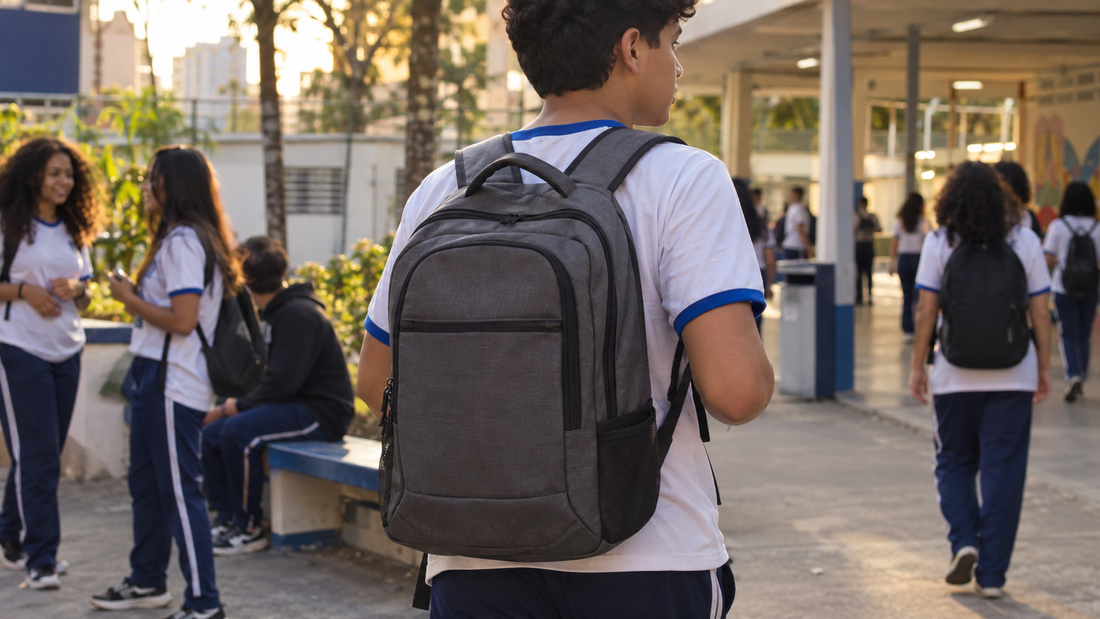 Mochila Adulto Executivo Laptop Cinza: Para Ensino Médio e EJA, Tamanho Certo, Cuidados e Como Comprar com o DuePay