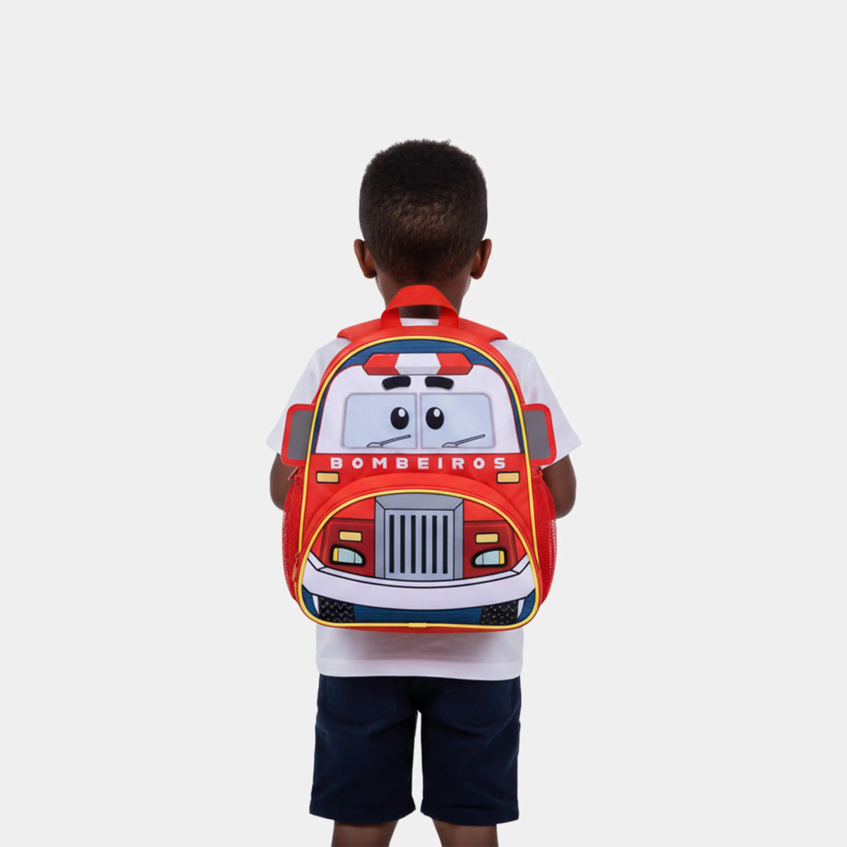 Mochila Baby Bombeiro Vermelho