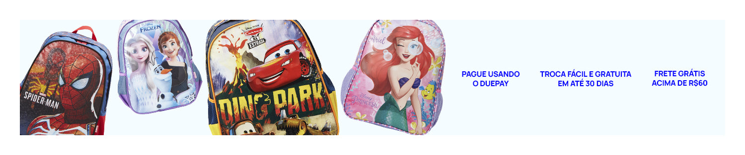 Mochilas oficiais SP: escolares confortáveis, duráveis e leves