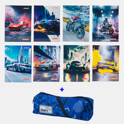 Kit IV. Ciclo de Alfabetização - Caderno Speed/ Estojo Criarty