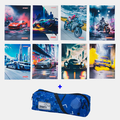 Kit IV. Ciclo de Alfabetização - Caderno Speed/ Estojo Criarty