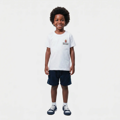 Camiseta Escolar - Prefeitura de São Paulo/SP - Gola Branca