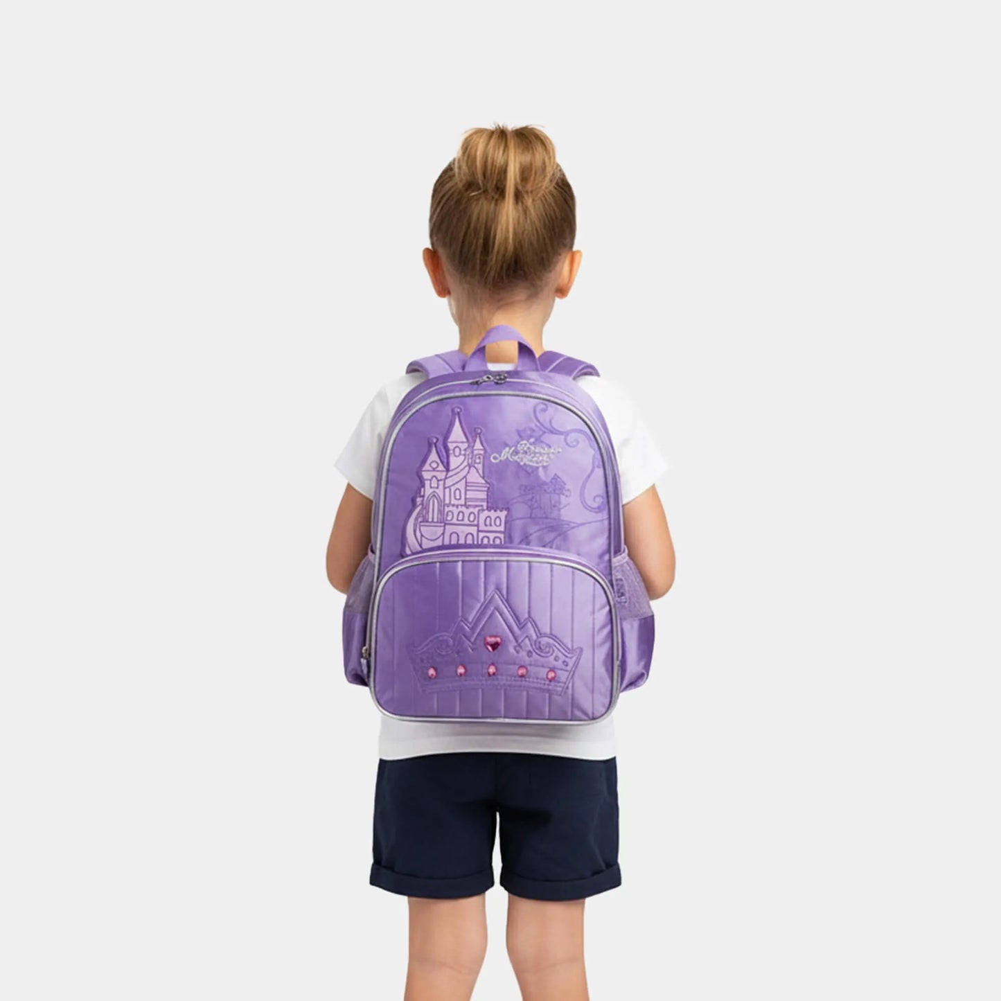 Mochila Kids Castelo com Luzes Lilás
