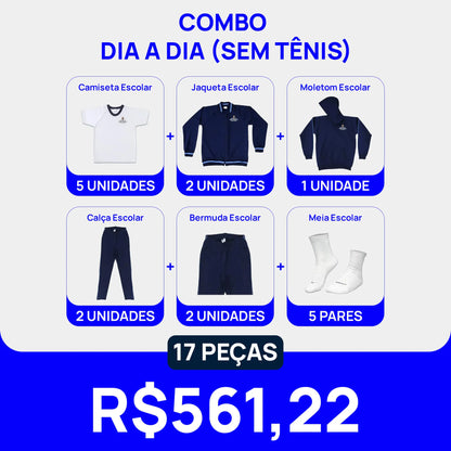Combo Dia a Dia (Sem tênis) - Uniforme Escolar
