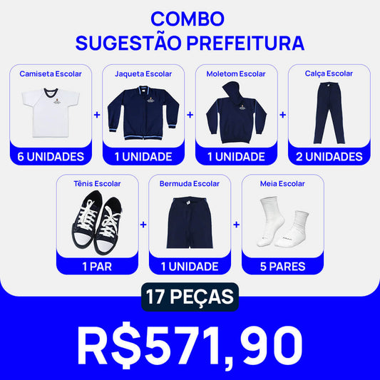 Kit Uniforme - Sugestão Prefeitura