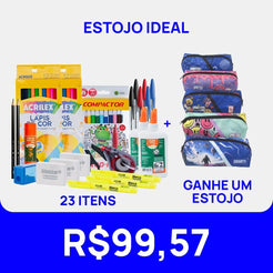 Kit Estojo Ideal - Material Escolar