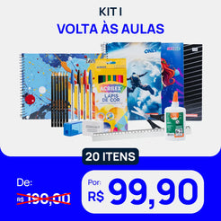 Kit I. Volta às Aulas Promocional - Feminino