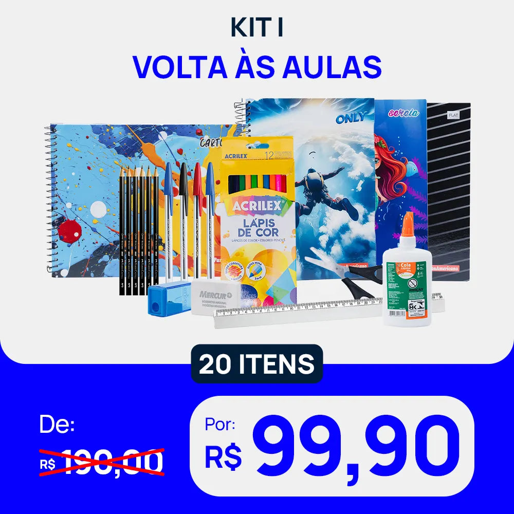 Combo - Kit I Volta às Aulas Promocional