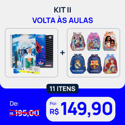 Kit II. Volta às Aulas Promocional - Neutro