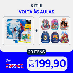 Kit III. Volta às Aulas Promocional - Neutro