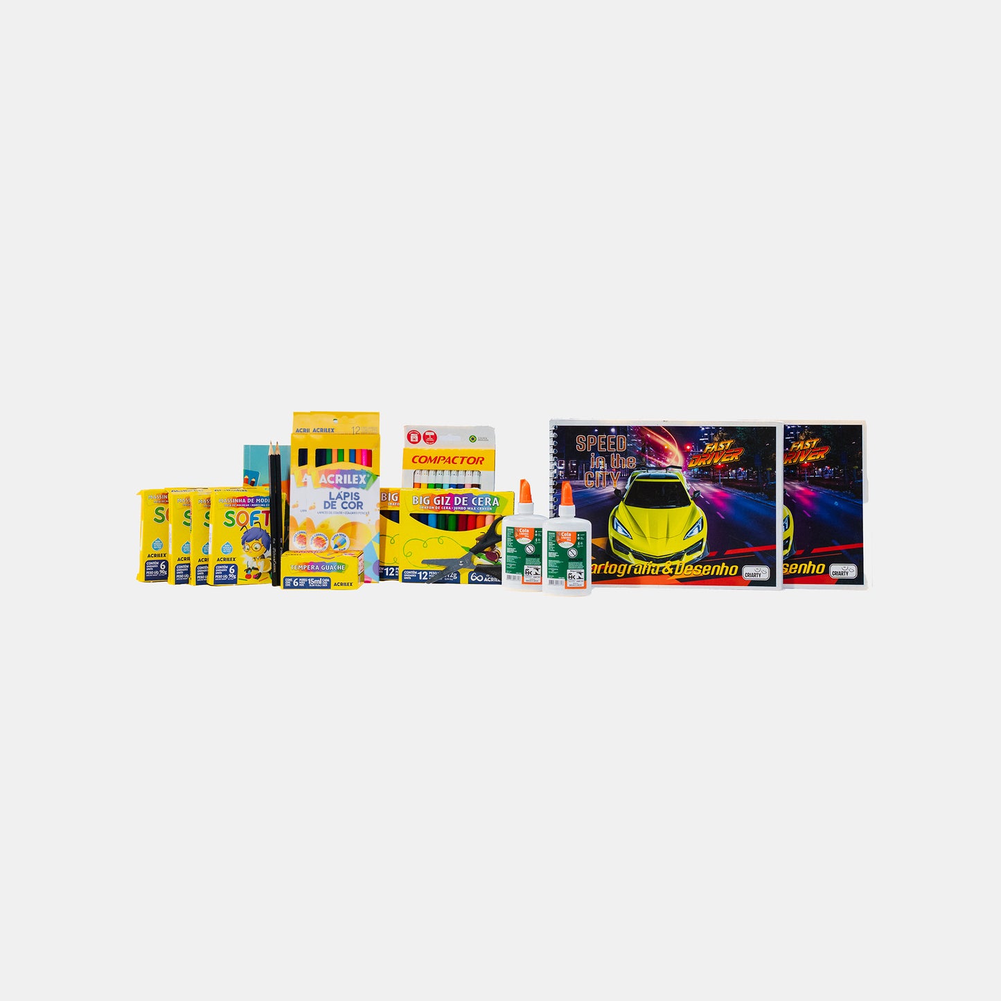 Kit III. Educação Infantil - Infantil I e II - Carros