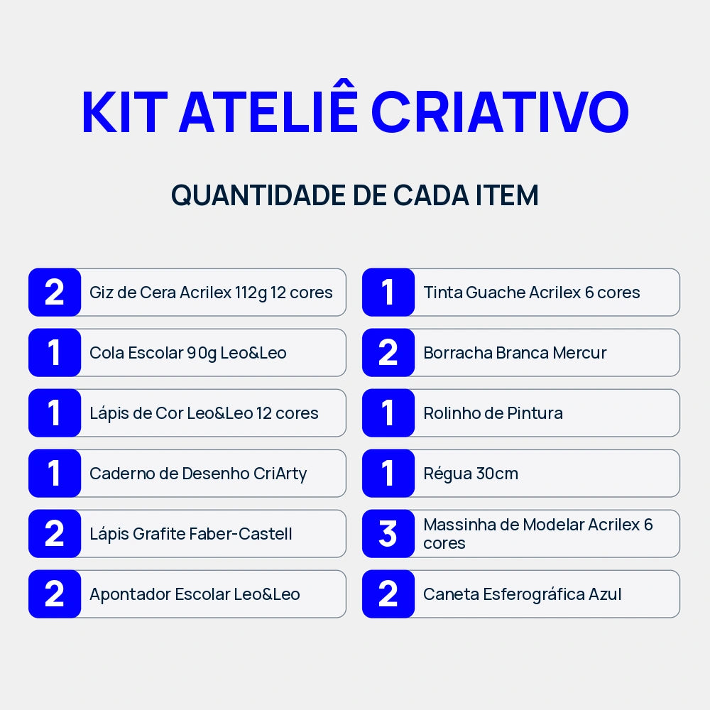 KIT Ateliê Criativo