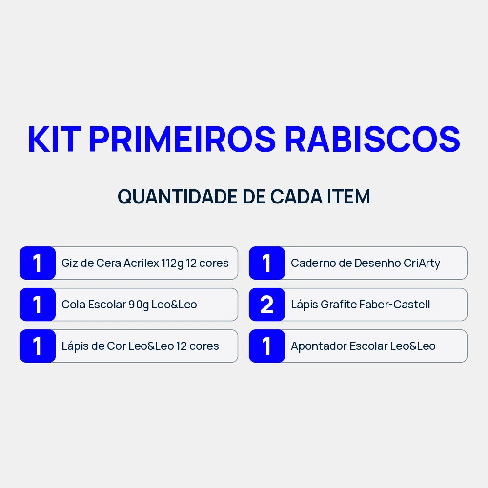 KIT Primeiros Rabiscos