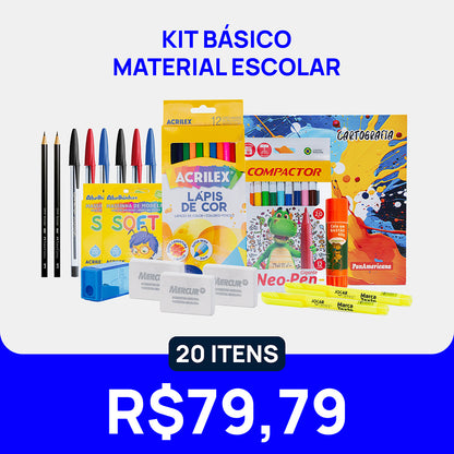 Kit Básico - Material Escolar