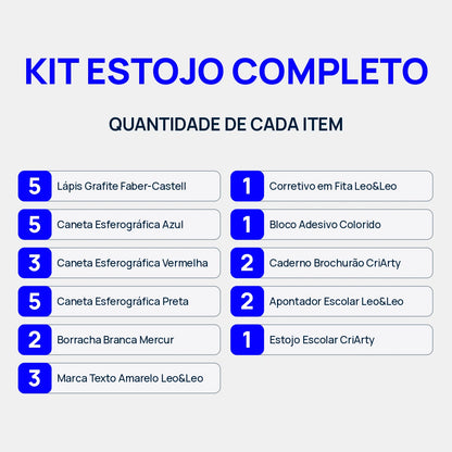 KIT Estojo Completo