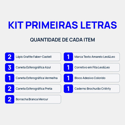 KIT Primeiras Letras