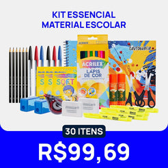 Kit Essencial - Material Escolar
