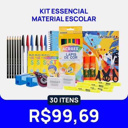Kit Essencial - Material Escolar