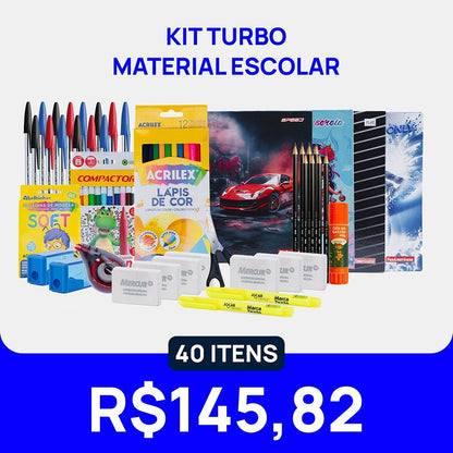 Kit Turbo - Material Escolar