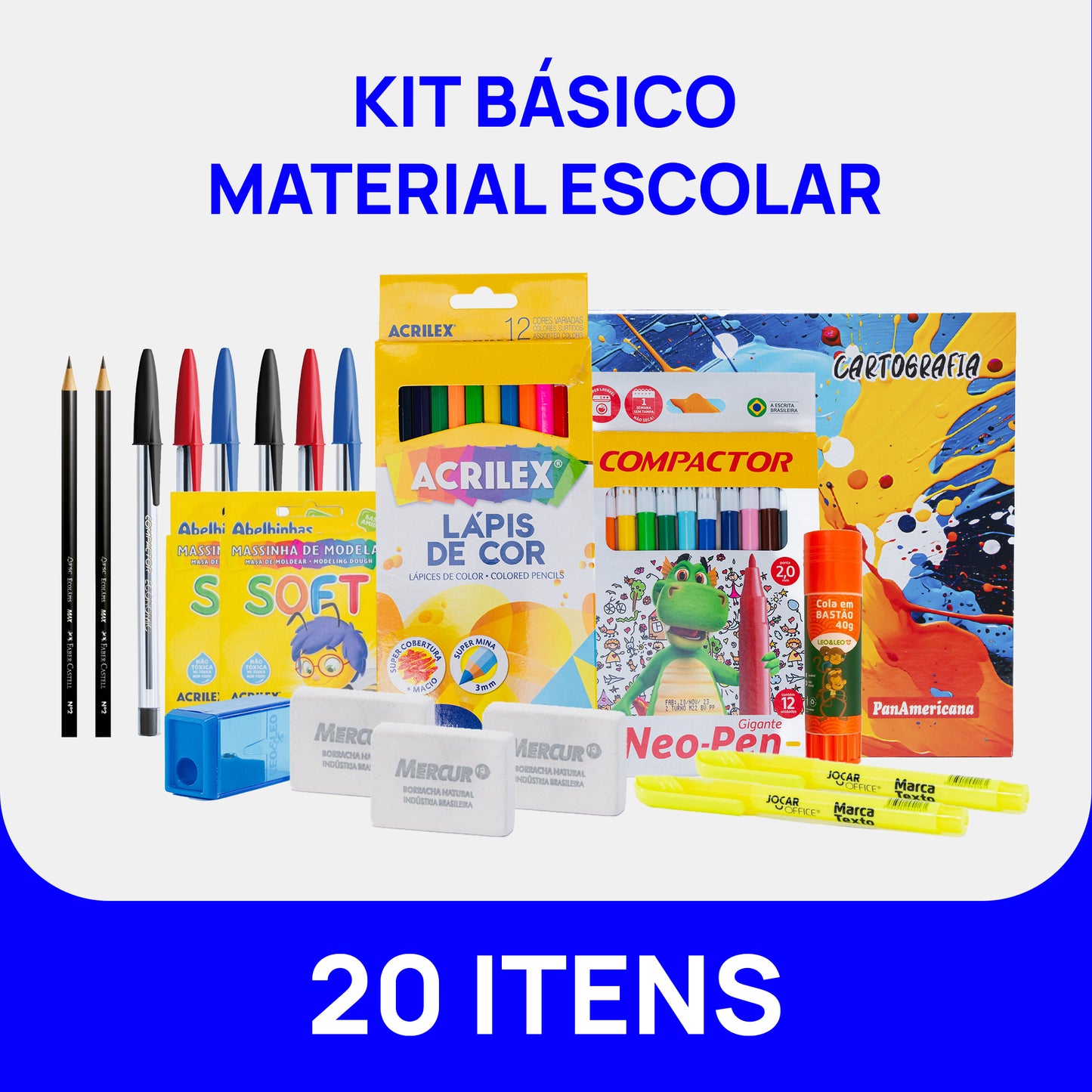 Kit Básico - Material Escolar