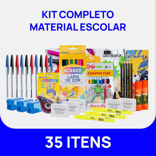 Kit Completo - Material Escolar