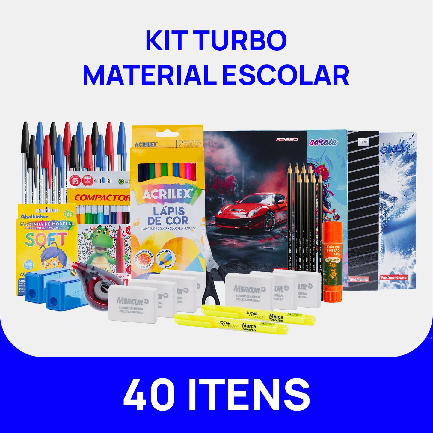 Kit Turbo - Material Escolar