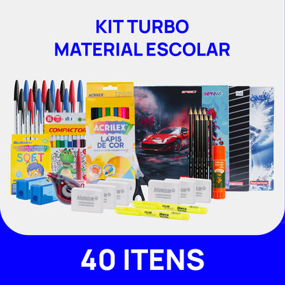 Kit Turbo - Material Escolar