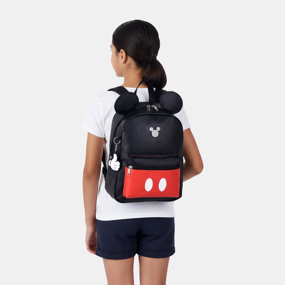Mochila Juvenil Mickey Preta