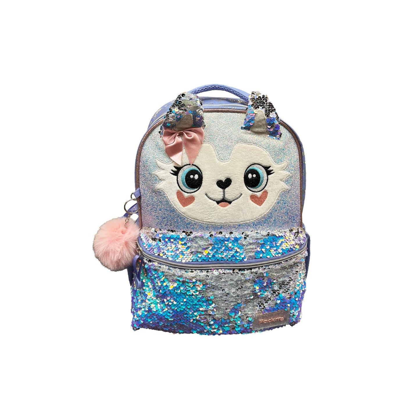Mochila Infantil Gatinha Lantejoula - Pack Me