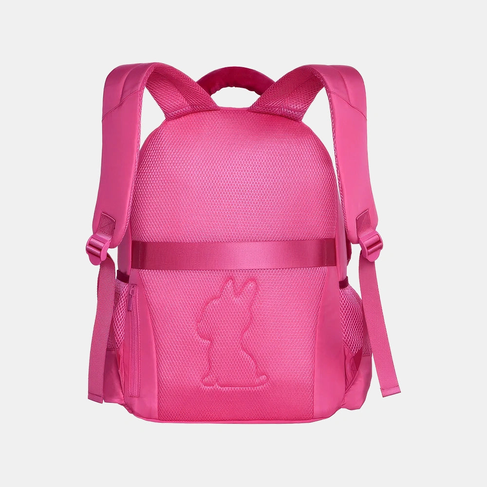 Mochila Juvenil Rebeca Bonbon Rosa - costas