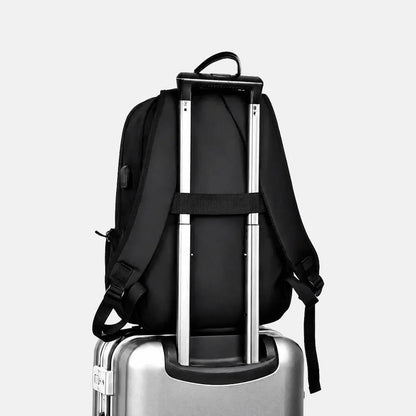 Mochila Adulto Lona Resinada Preta