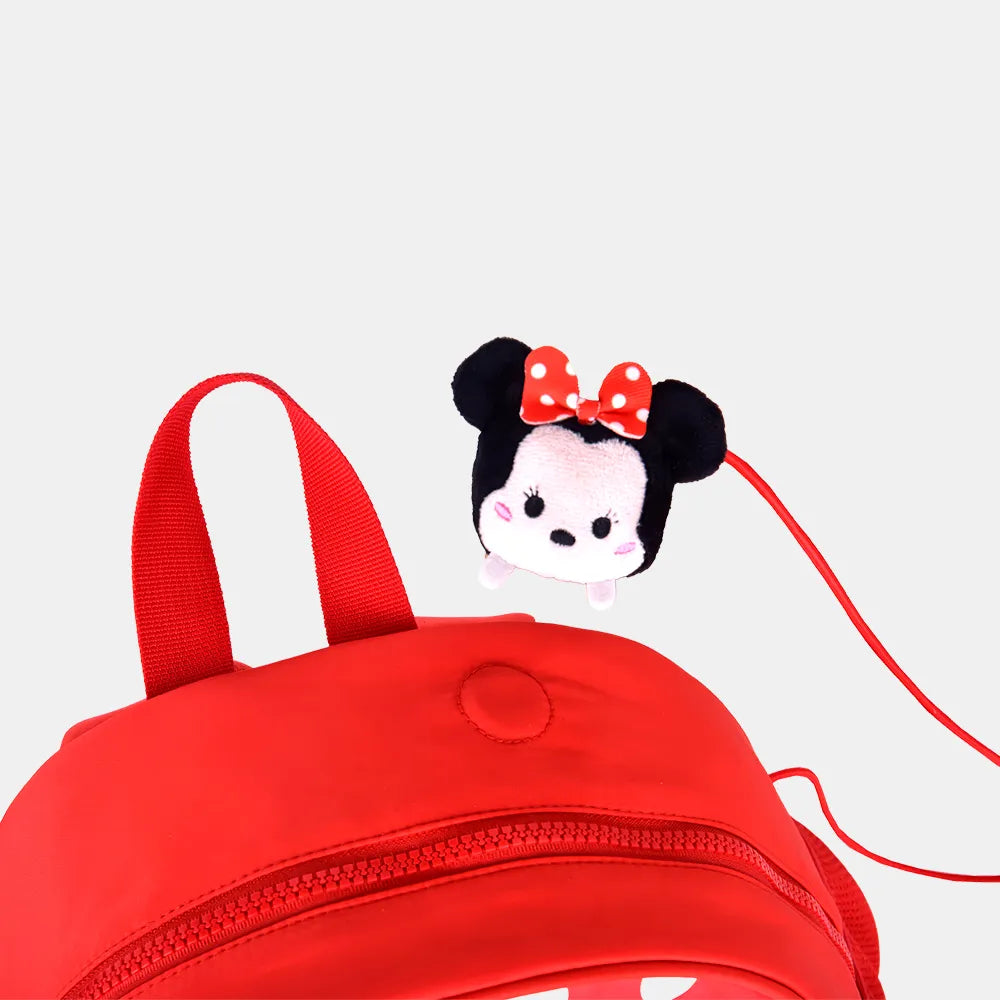Mochila Baby Minnie Tsum Tsum Vermelha