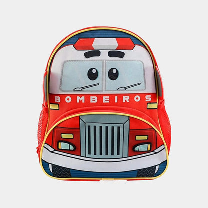 Mochila Baby Bombeiro Vermelho