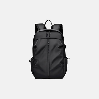 Mochila Adulto Lona Resinada Preta