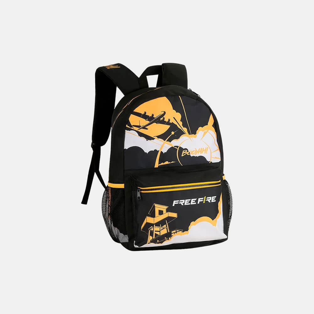 Mochila Infantil Free Fire Amarelo