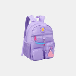 Mochila Juvenil Happy Girls Lilás