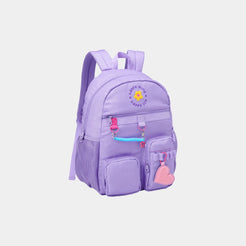 Mochila Juvenil Happy Girls Lilás