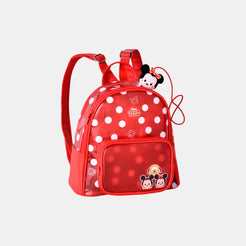 Mochila Baby Minnie Tsum Tsum Vermelha