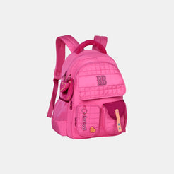 Mochila Juvenil Rebeca Bonbon Rosa - frente
