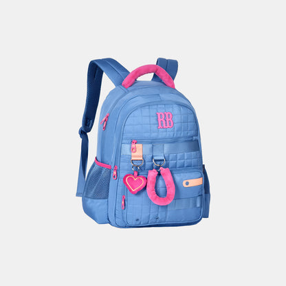 Mochila Juvenil Rebeca Bonbon Azul - frente