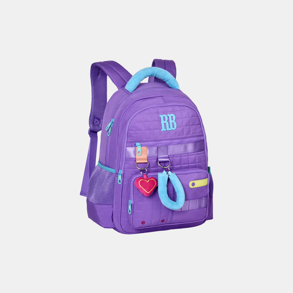 Mochila Juvenil Rebeca Bonbon Lilás - frente