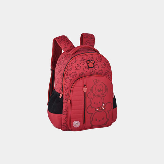 Mochila Juvenil Minnie Tsum Tsum Vermelha