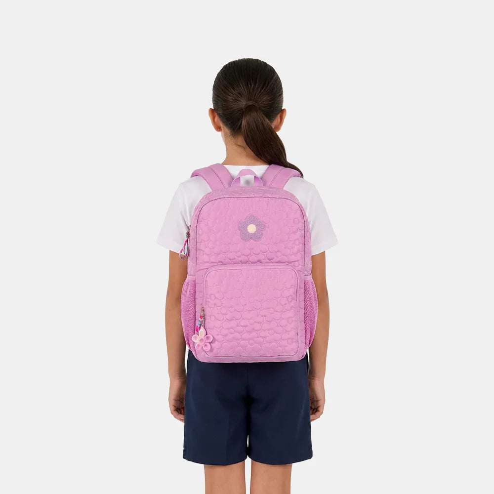 Mochila Juvenil Flor Rosa Clio - humanizada