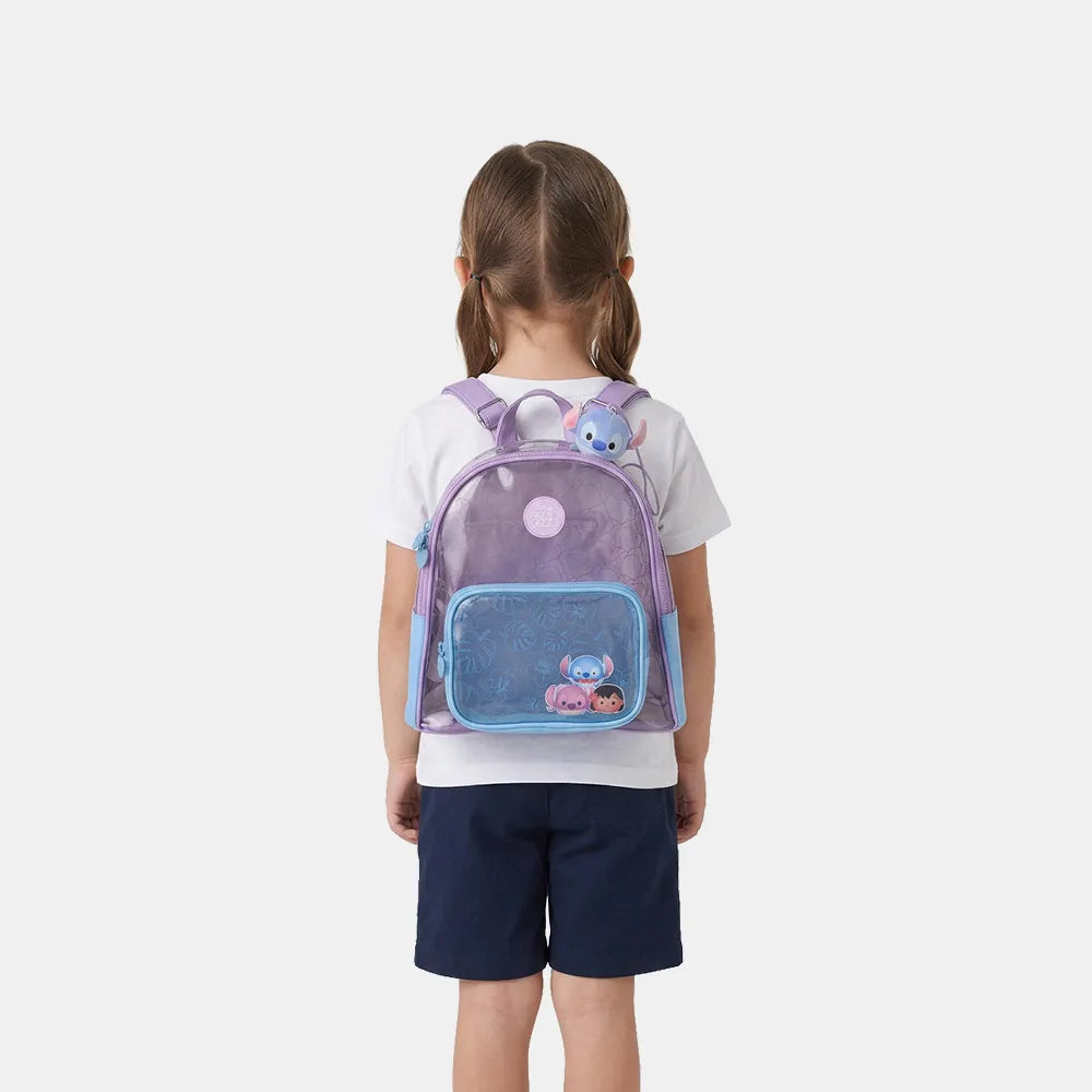 Mochila Baby Stitch Lilás - humanizada